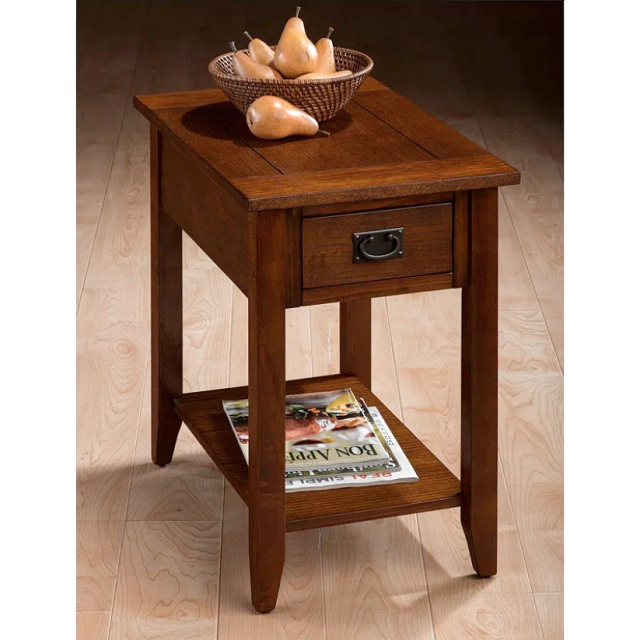 Oak Hardwood Mission Style Side Table